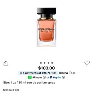 Dolce & Gabbana The Only One Eau de Parfum - Warm Orange